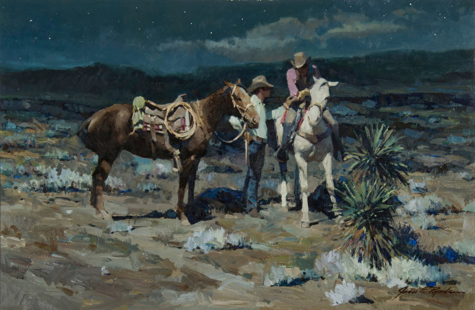 James Reynolds, "Moonlight Meeting" (1 of 3)