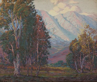 F. Grayson Sayre, "Untitled (Mountain landscape)"