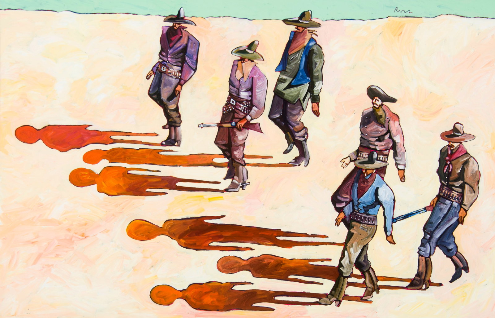 Thom Ross, "Crossing Allen Street" (1 of 3)