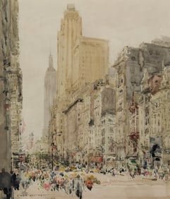 Chen Chi, "Fifth Avenue, New York"