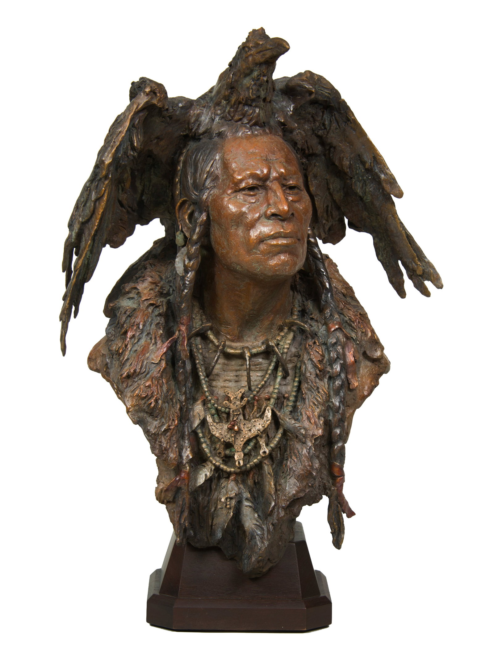 John Coleman, "Two Ravens": John Coleman (b. 1949), "Two Ravens", Bronze, cast 17/20, 29 inches overall height, Shipping Dimensions: 29 x 19 x 15 inches - 106 lbs. Signed/CA, titled, and dated 2014