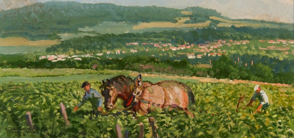 Robert Lougheed, "Vineyard at Chadrat"