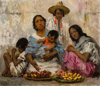 Francis Luis Mora, "Mexican Family"