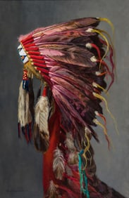 Carol Guzman, "Headdress of the Crow"