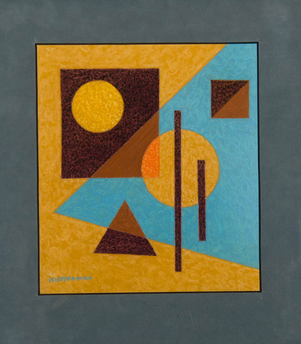 Emil Bisttram, "Geometric Abstract" (1 of 3)