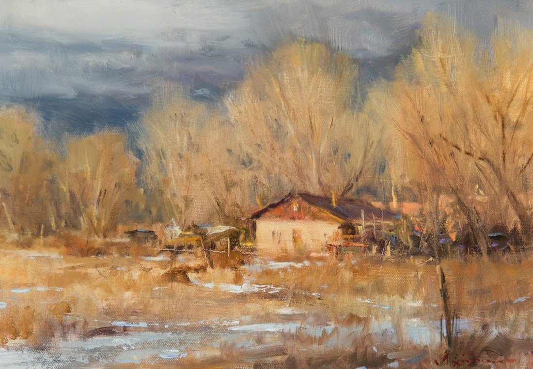 John Encinias, "Late Afternoon Light" (1 of 3)