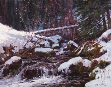 Jim Norton, "Snow at Santaquin Creek"