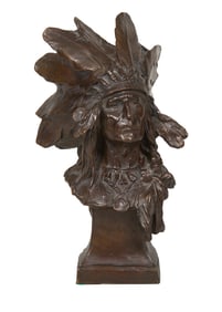 Charles Humphriss, "Indian with Bonnet"