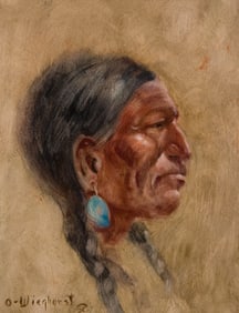 Olaf Wieghorst, "Crow Indian"