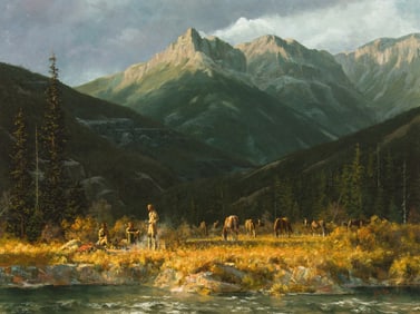 Jim Rey, "Encamped in the San Juans"