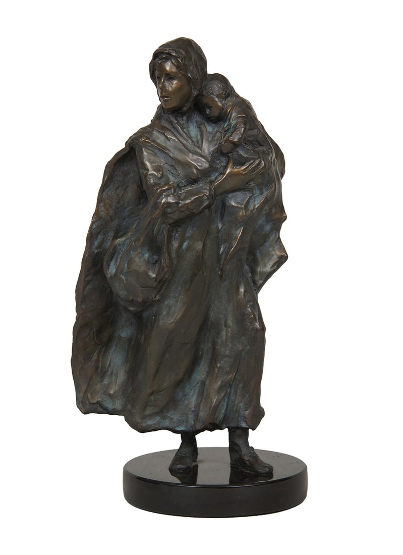 Glenna Goodacre, "Irish Madonna" (1 of 3)