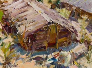 Walt Gonske, "Wash Day - Taxco"