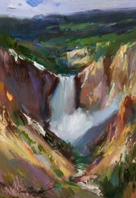Cyrus Afsary, "Yellowstone Falls"
