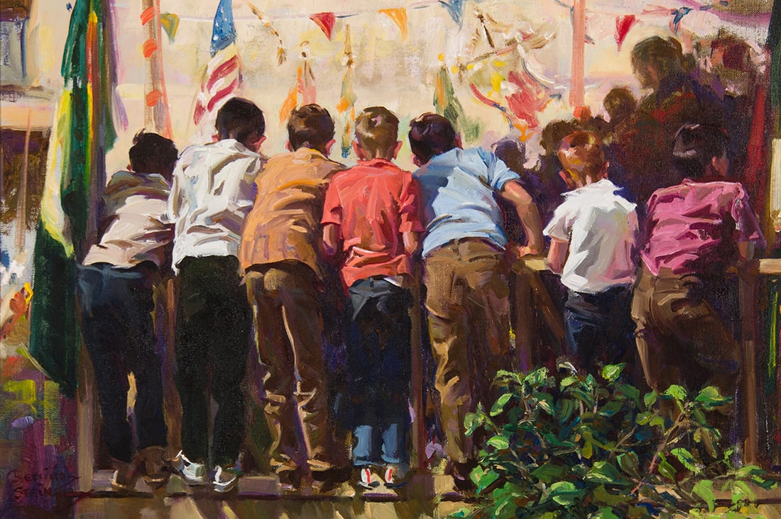 Bettina Steinke, "The Taos Parade" (1 of 3)