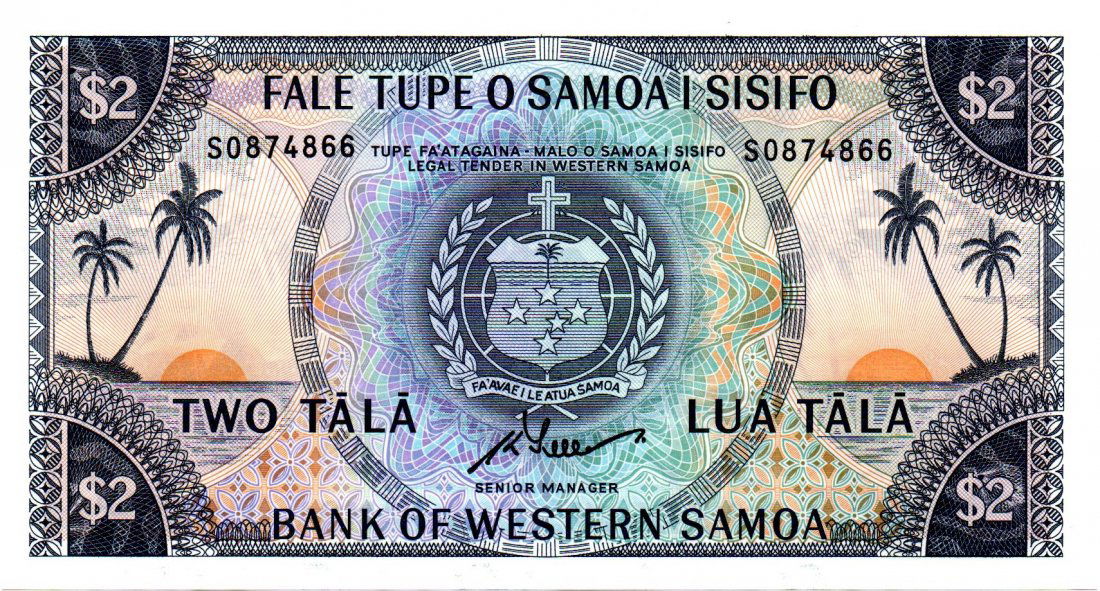 Western Samoa $2 Tala 2020 Commemorative (1 of 2)