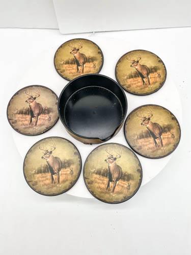 Lot of Assorted Vintage Coasters: Lot of Assorted Vintage Coasters