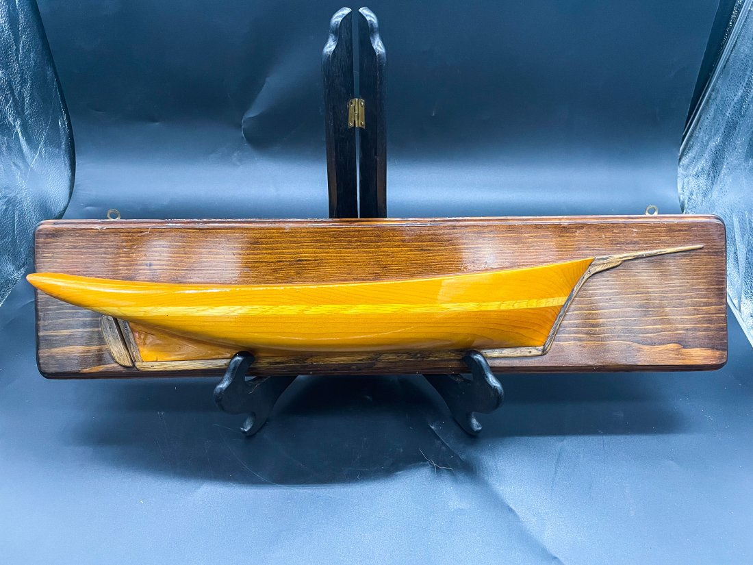 Mounted Ship Half Hull From Nautical Art Estate (1 of 5)