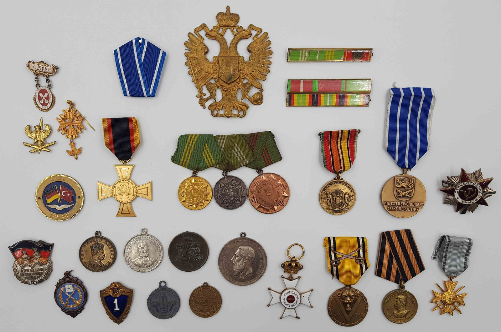 Medals and badges. Also Poland, DDR, Italy, Russia. (1 of 10)