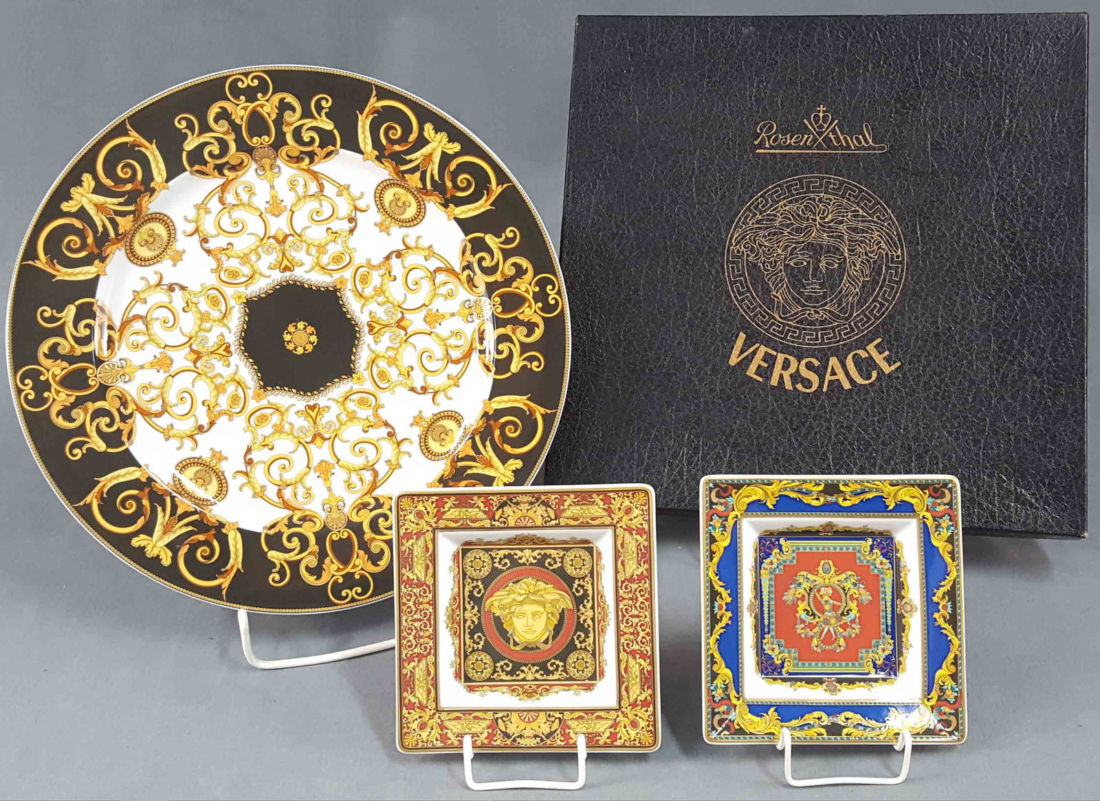 Plate and 2 bowls, Rosenthal Porcelain Studio - Line, (1 of 7)