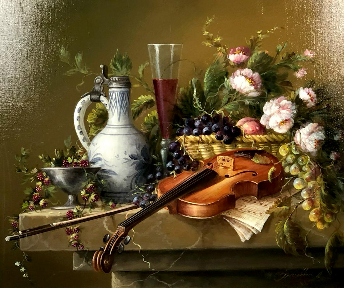 Thomas HEESAKKERS (1946). Musical still life. (1 of 10)