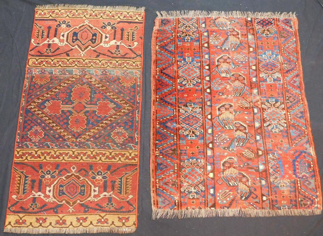 2 early Ersari, Beschir fragments. Turkmenistan. (1 of 8)