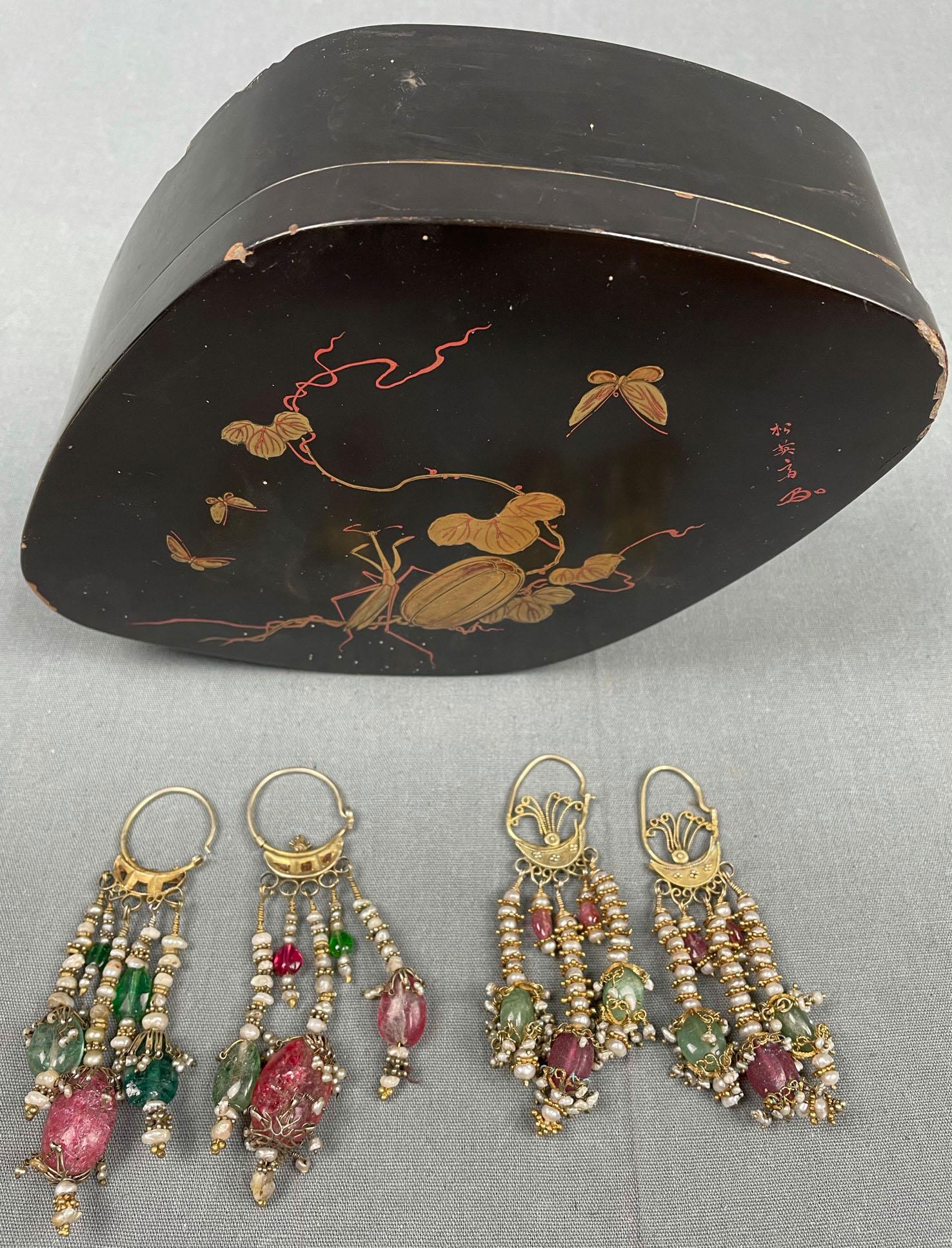 4 pendants, earrings. Also gilded silver. Checked. 2 (1 of 12)