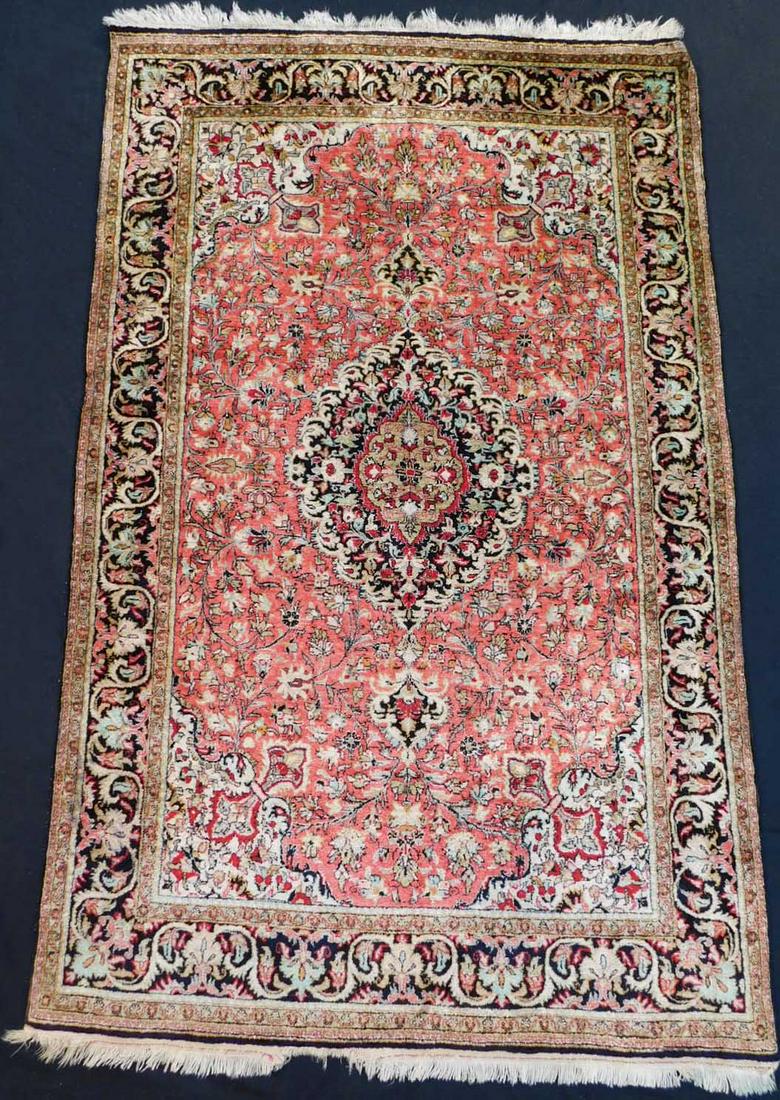 Qum silk. Carpet. Fine./Qum Seide. Teppich. Fein. (1 of 6)
