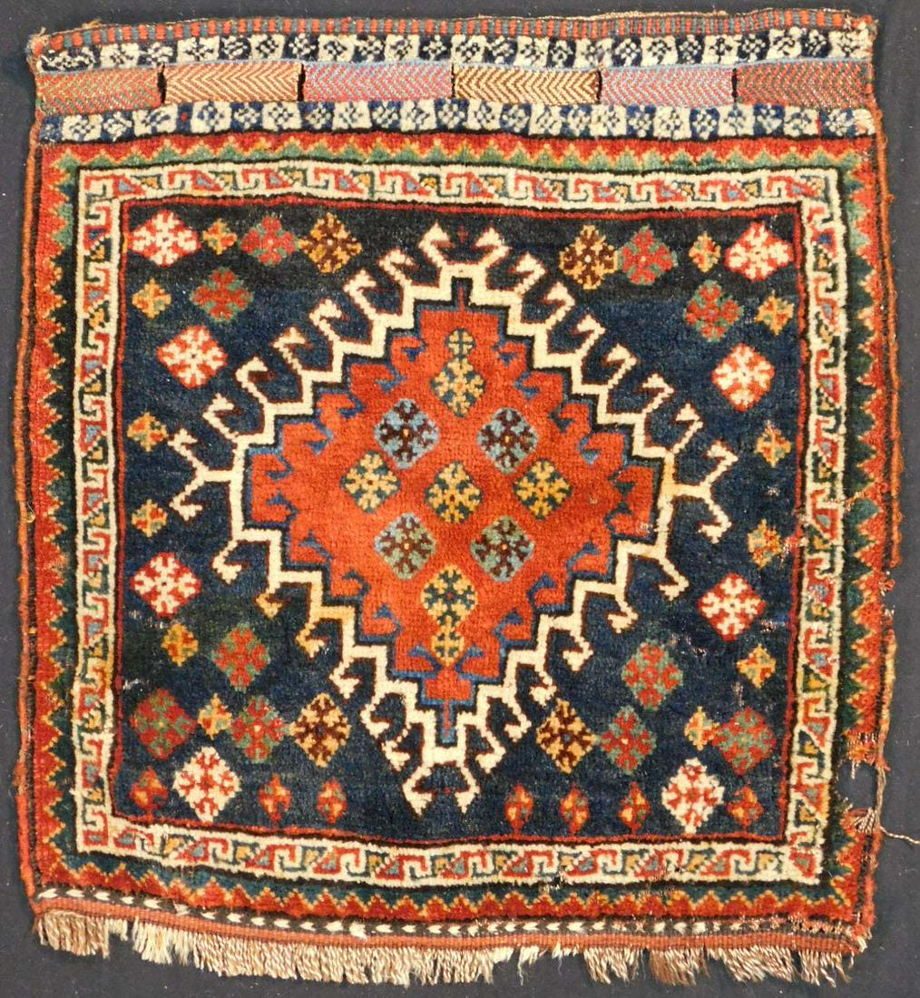 Khamseh carpet. Bag front. Tribal carpet, (1 of 3)