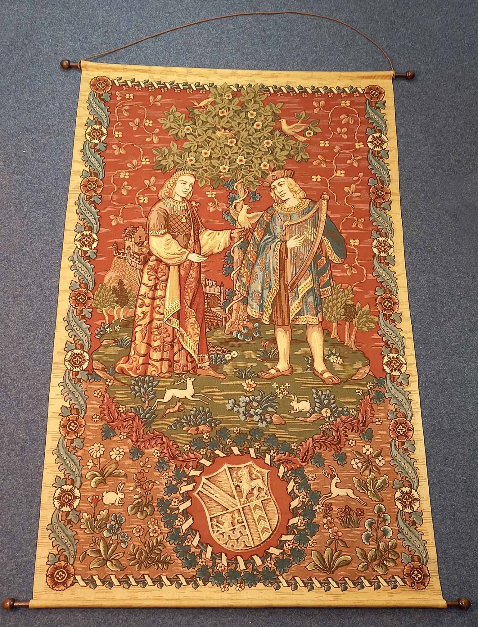 Textiler Wandbehang nach französischem Vorbild. (1 of 6)