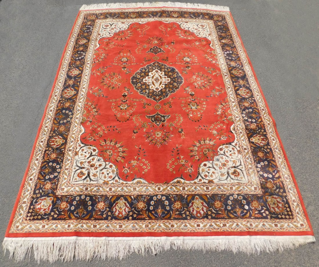 Seidenteppich. Extrem feine Knüpfung. (1 of 7)