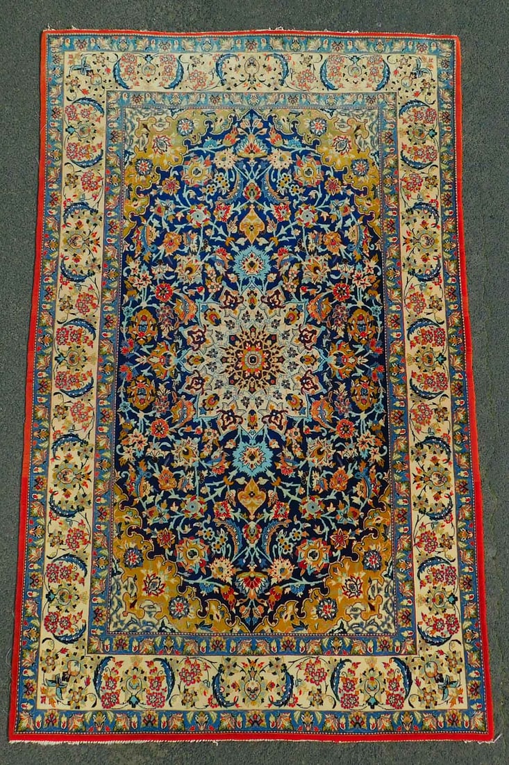 Isfahan Teppich. Extrem feine Knüpfung. (1 of 6)