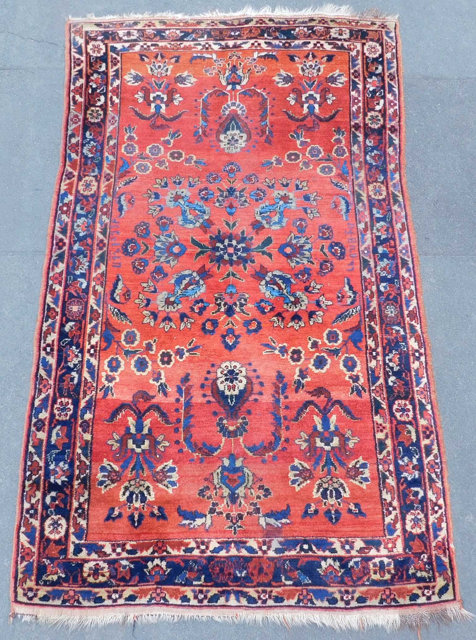 Hamadan Dorfteppich. Antik. (1 of 9)