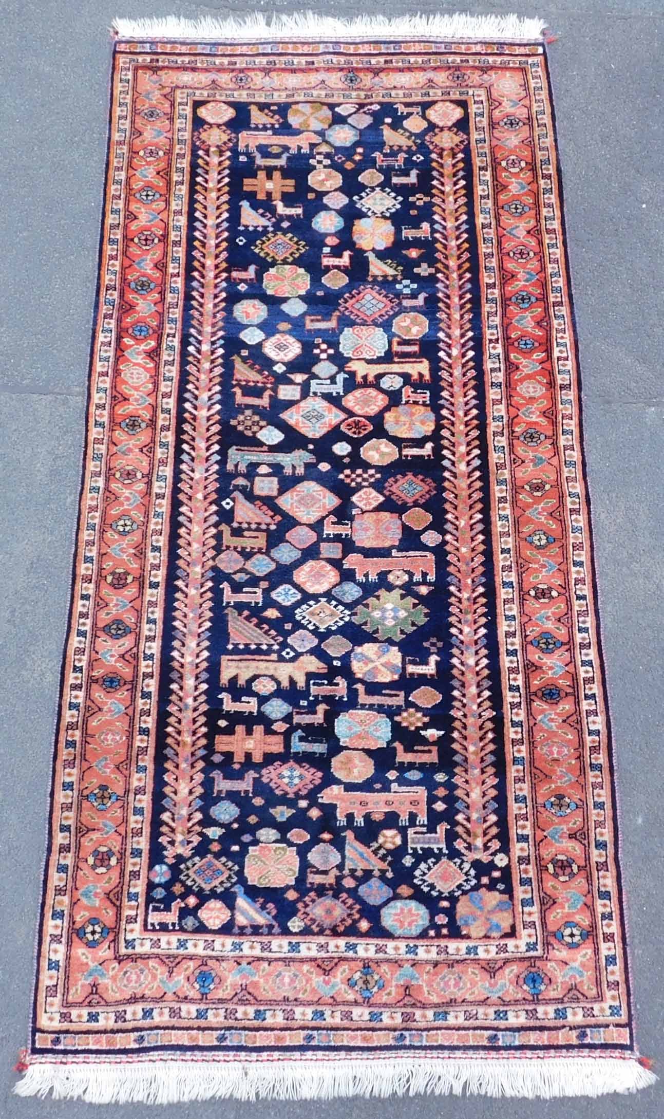 Qashqa'i, Kashgai Stammesteppich. Alt. (1 of 5)