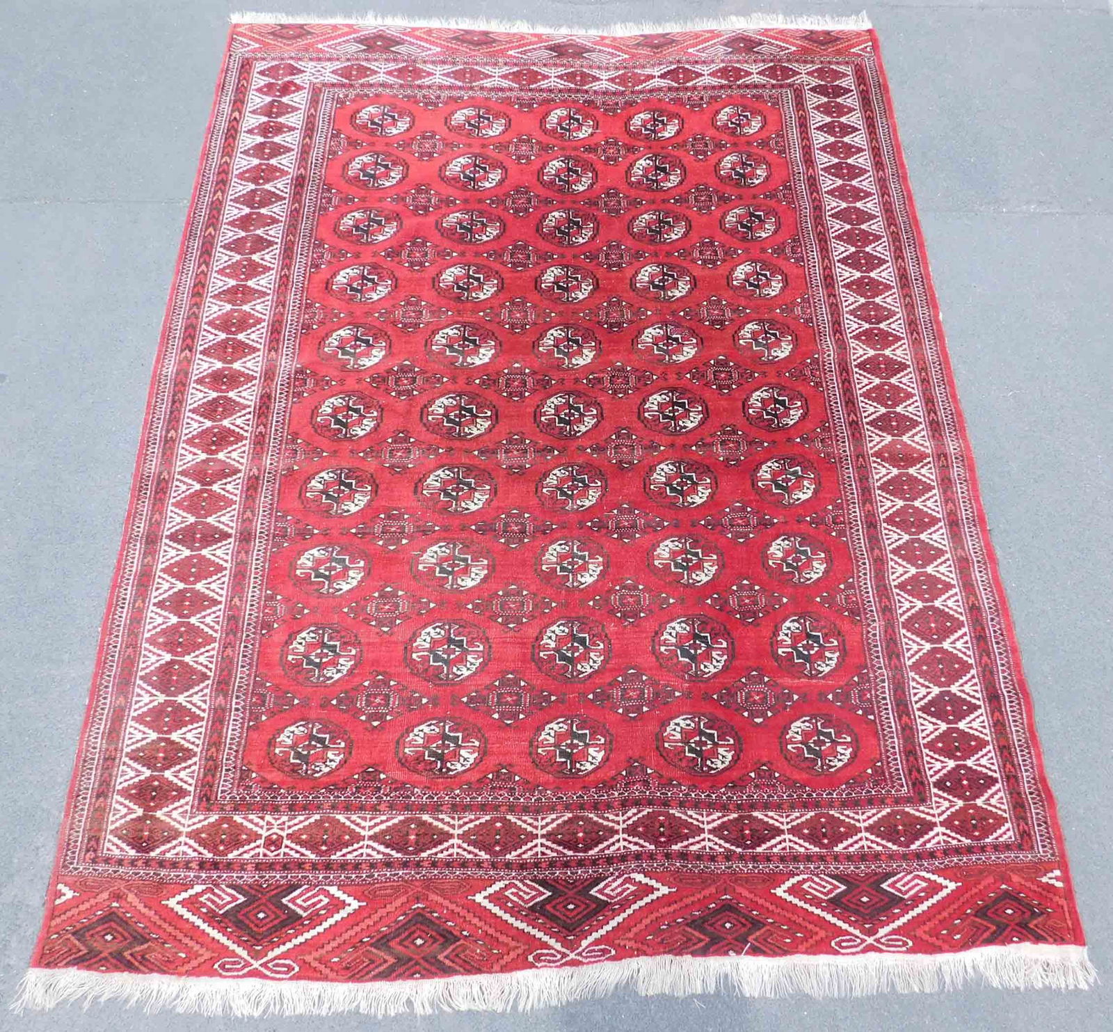 Turkoman Stammesteppich alt. Turkmene. (1 of 9)