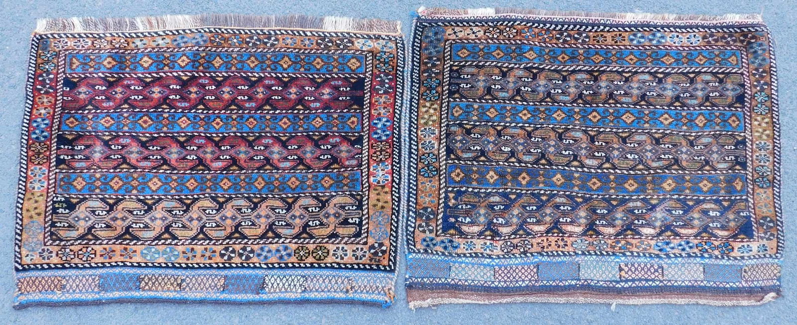 Paar Taschenfronten einer Hybe. Antik. (1 of 6)