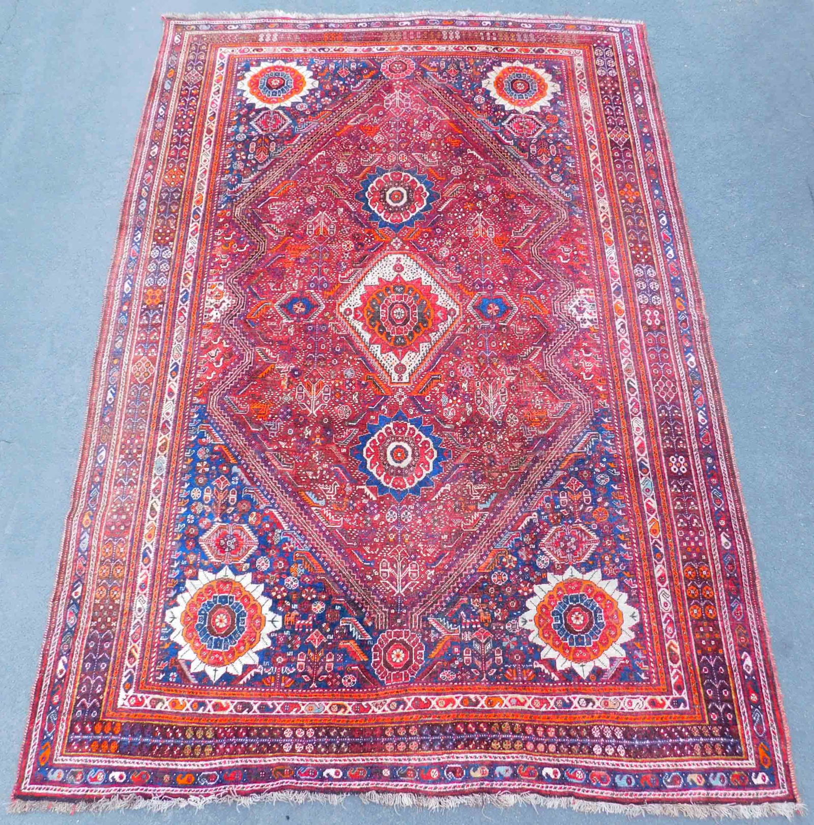 Qashqa'i / Kashgai Stammesteppich. Antik. (1 of 15)