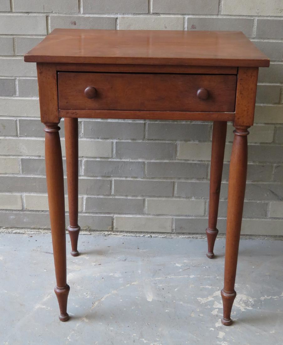 Sheraton 1 drawer cherry stand – very good condition. (1 of 3)