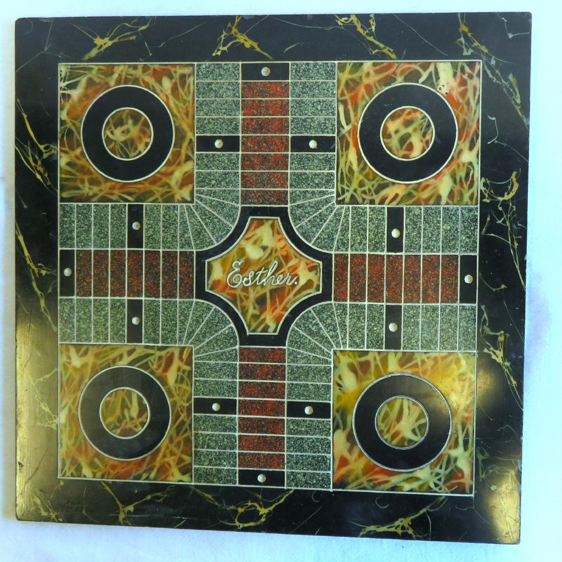 The best double sided paint decorated slate game board. (1 of 7)
