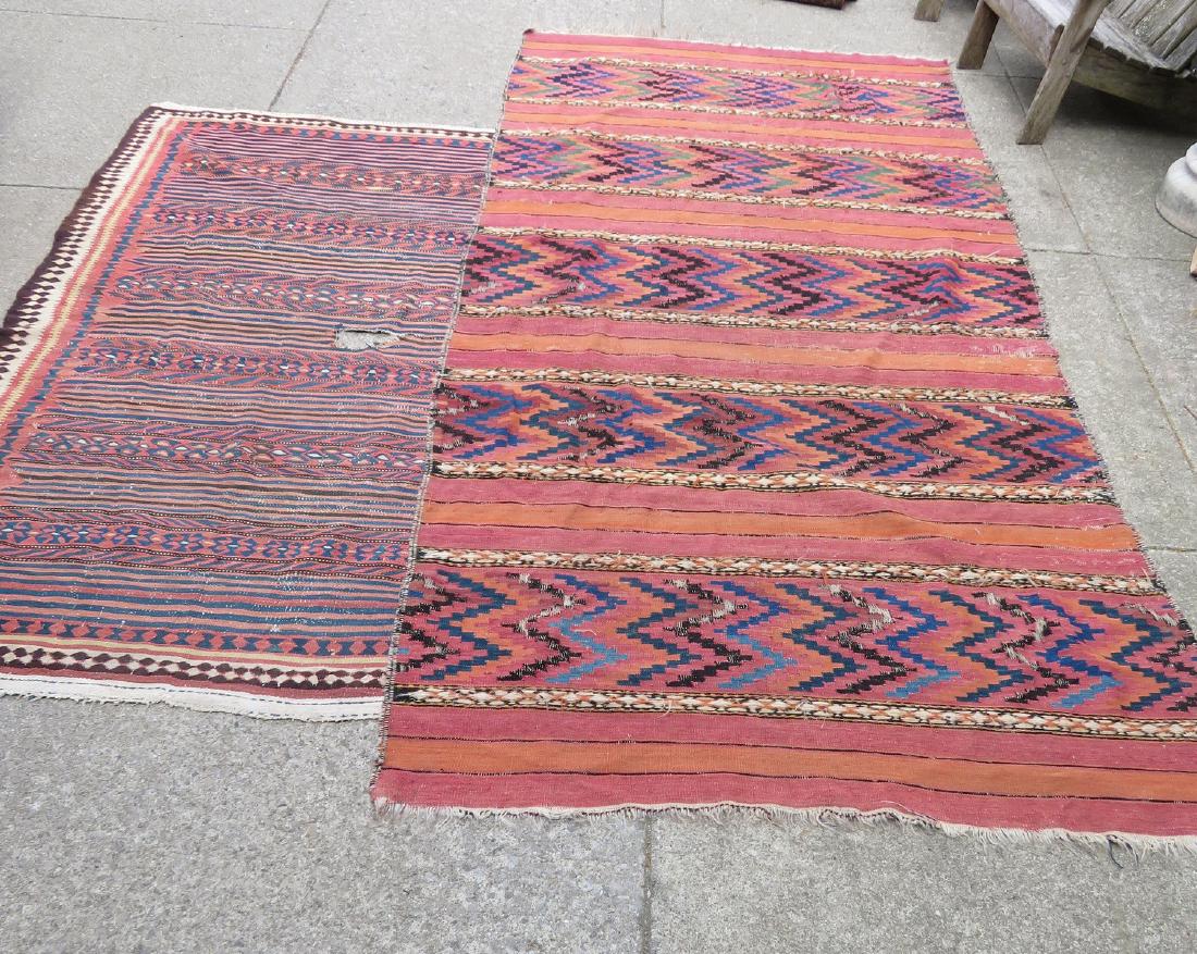 Large Kilim rug – 10’ 6” x 5’ – Some loose threads, but (1 of 10)