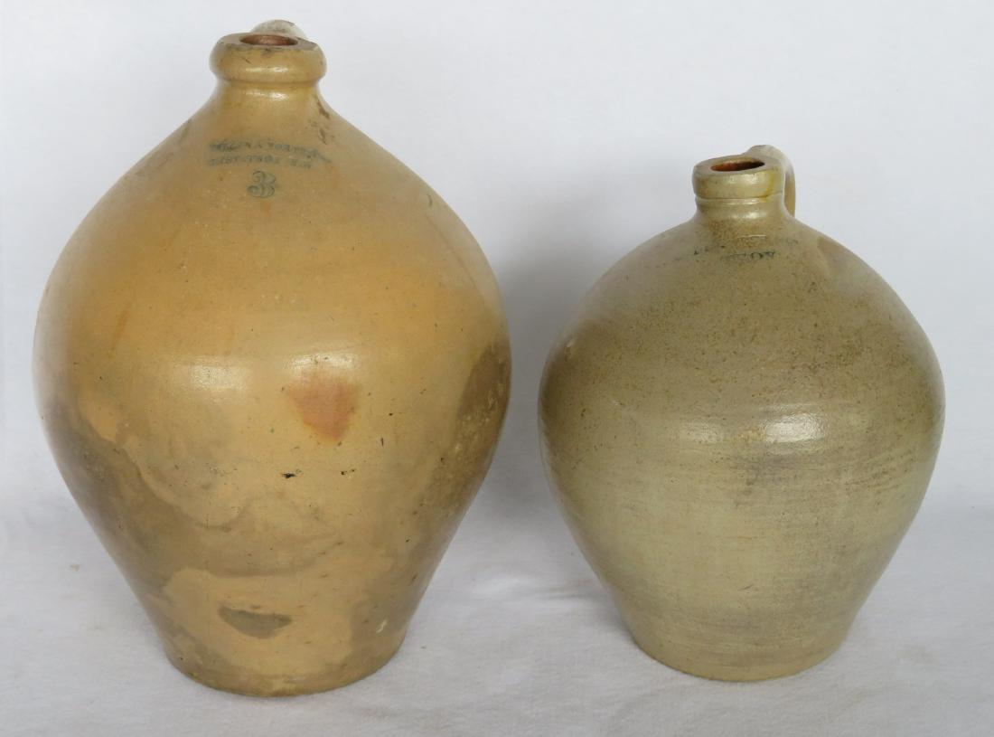 Two stoneware  Troy ovoid jugs including 3 gallon (1 of 10)