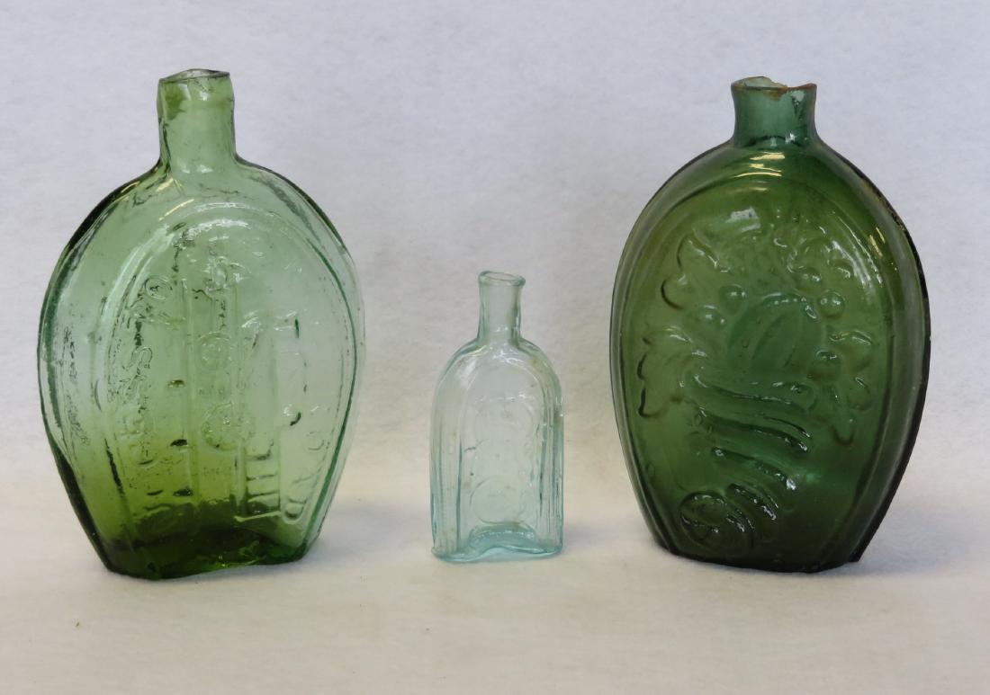 Grouping of 3 early bottles with slight damage: 1) (1 of 10)