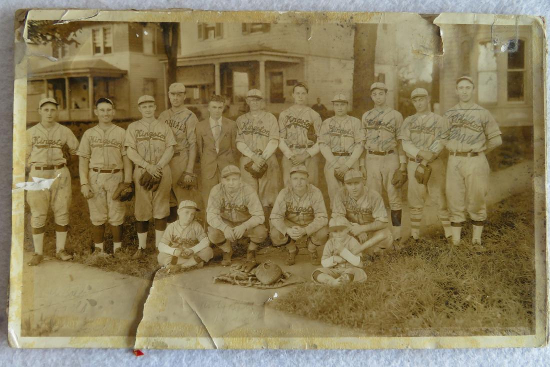 Photo of a Kingston NY baseball team, early 20th: Photo of a Kingston NY baseball team, early 20th century.