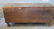 Mustard grain painted grain box on ball feet in - 9