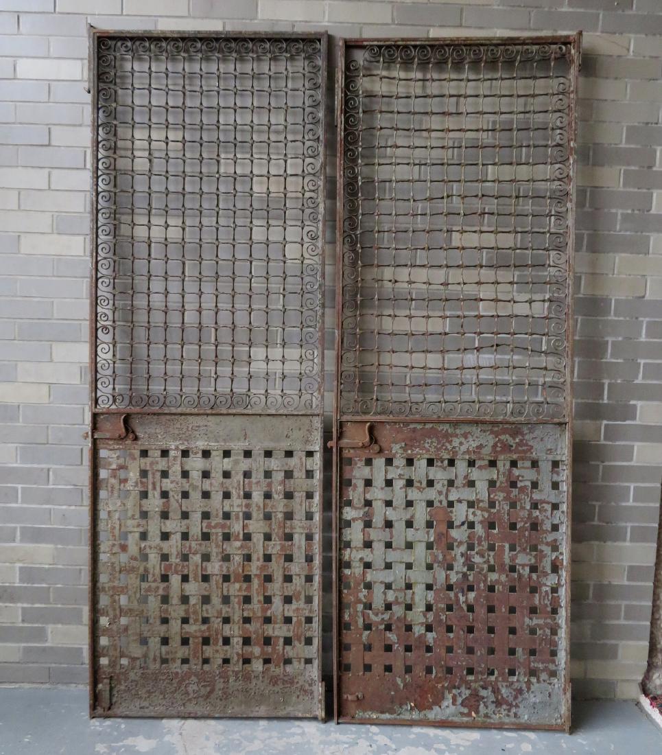 Two large near matching decorative cast iron (1 of 9)