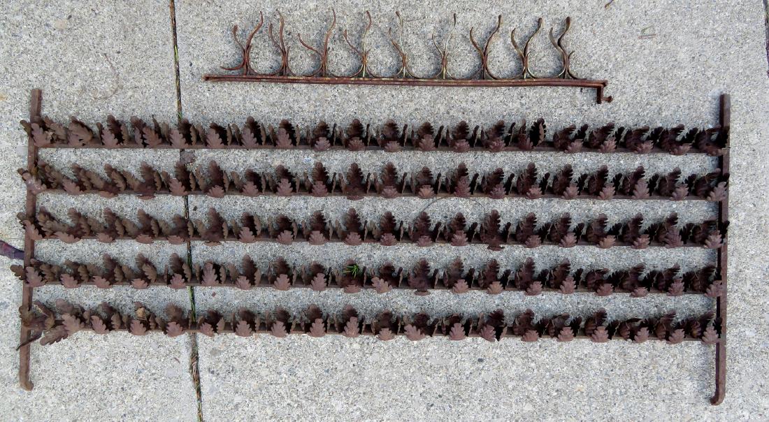 Two metal displays including a large ecclesiastical (1 of 2)