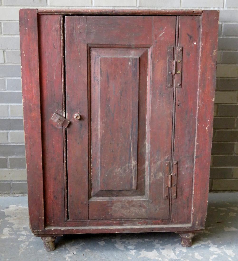 A small single door Hudson Valley floor cupboard with a (1 of 9)