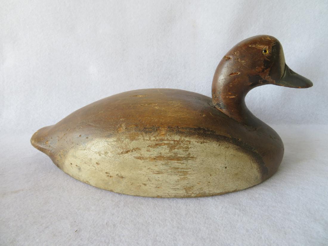 Wildfowler Bluebill decoy in original paint, early 20th (1 of 6)
