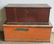 Two early blanket boxes including 1 in red paint with