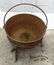 Large cast iron cauldron with iron handle, 18th/19th c. - 2