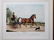 Lithograph of a Horse and carriage, large folio, hand - 2